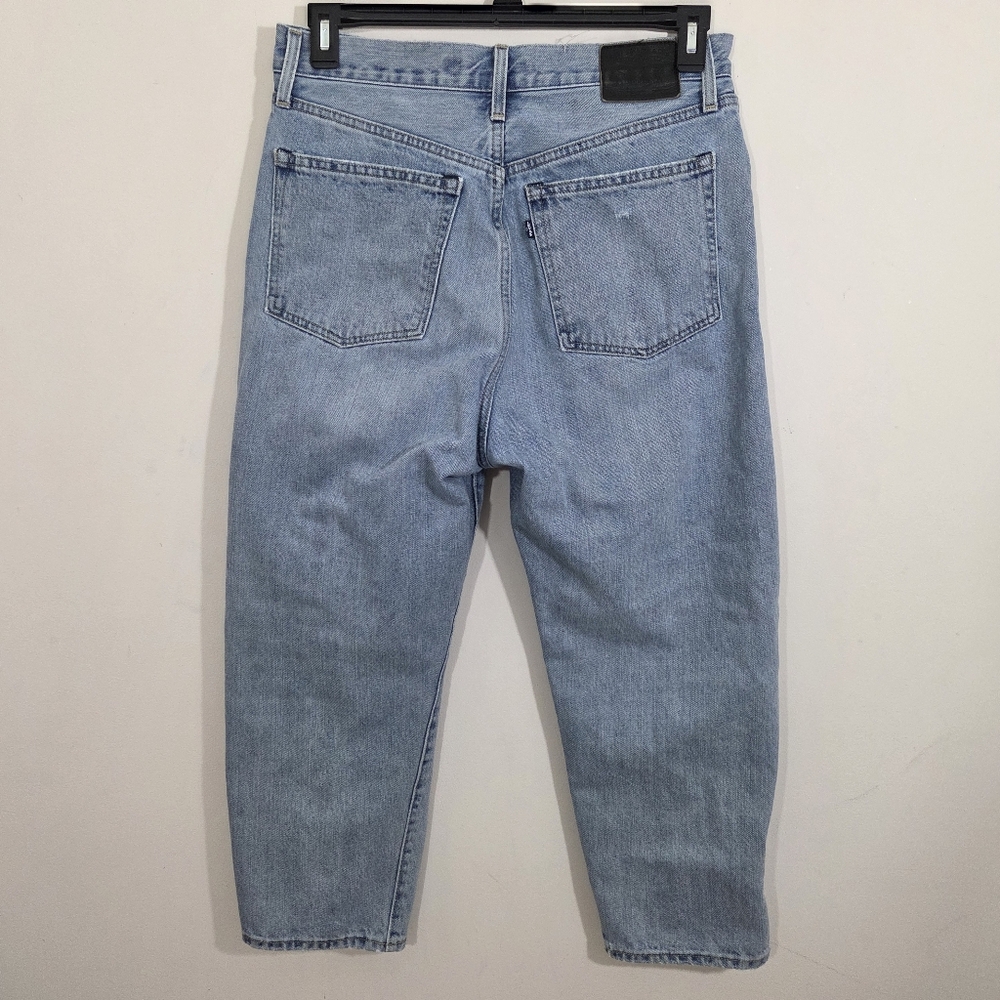 Levi's Made & Crafted Barrel Leg Jeans Size 29 Distressed Japanese Denim - Picture 8 of 13